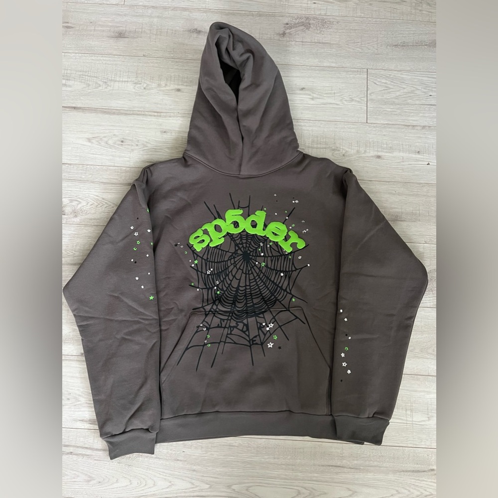 *BRAND NEW* SP5DER Hoodie (Grey) XL